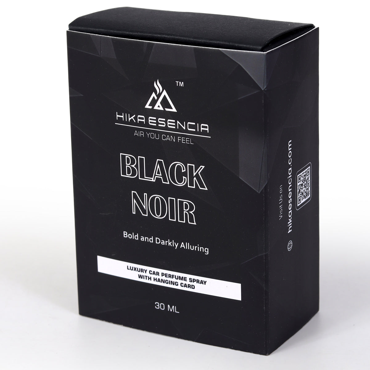 Black Noir Luxurious Car Perfume Spray with Hanging Card