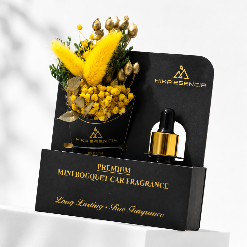 Mini Dry Flower Bouquet for Car | Premium Car Fragrance