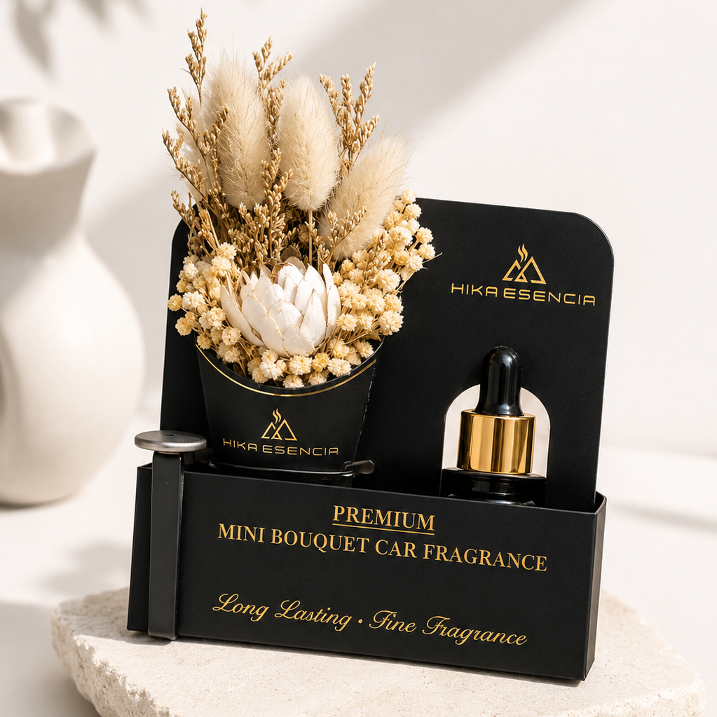 Mini Dry Flower Bouquet for Car | Premium Car Fragrance