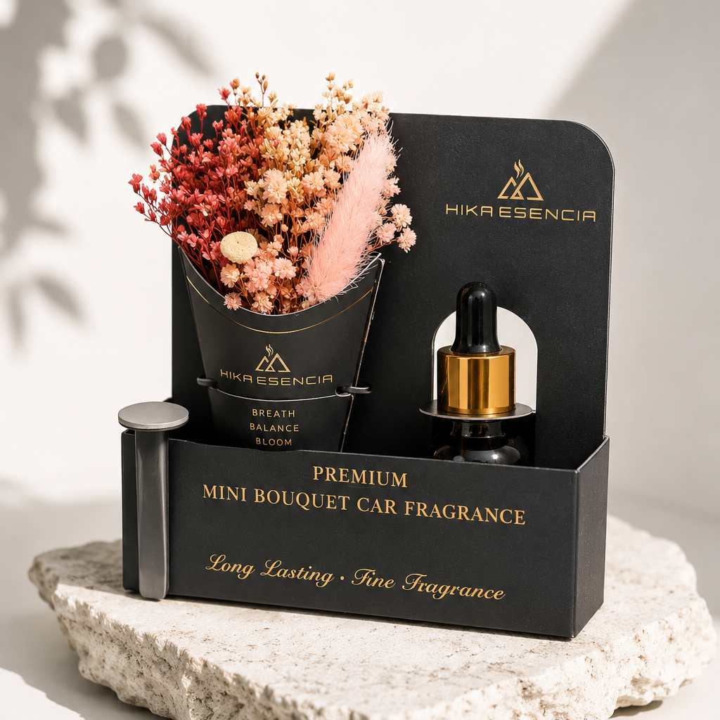Mini Dry Flower Bouquet for Car | Premium Car Fragrance