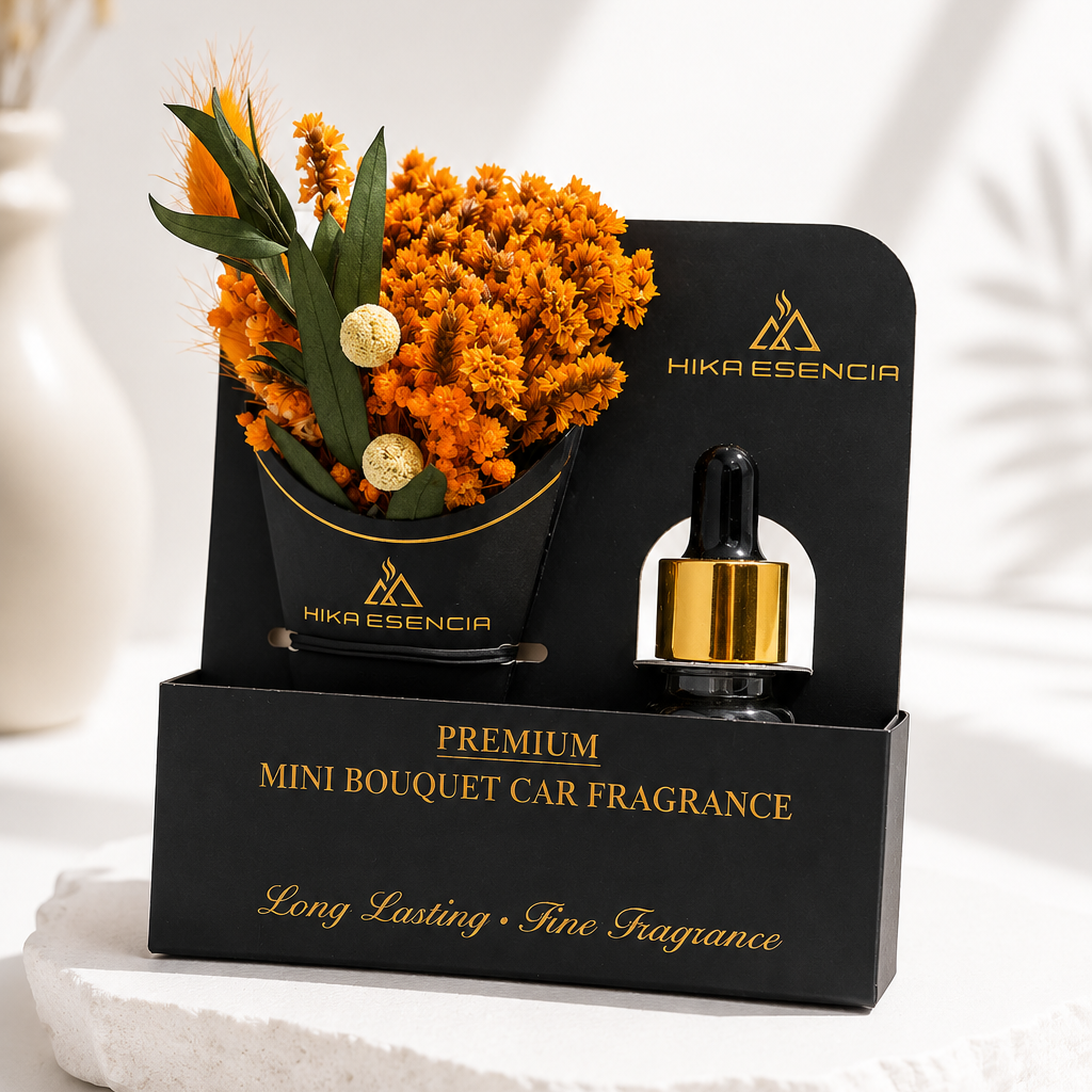Mini Dry Flower Bouquet for Car | Premium Car Fragrance