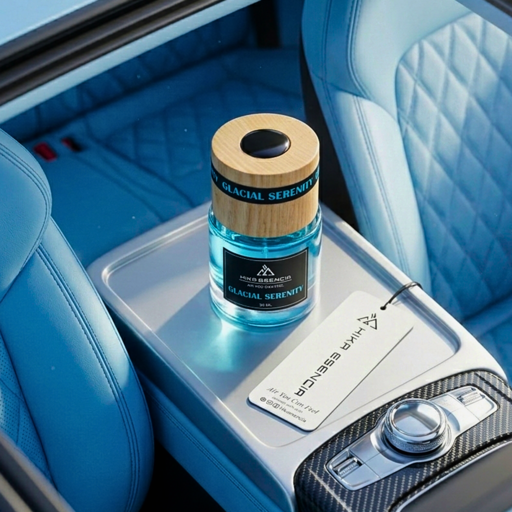 Glacial Serenity Luxurious Car Perfume Spray with Hanging Card