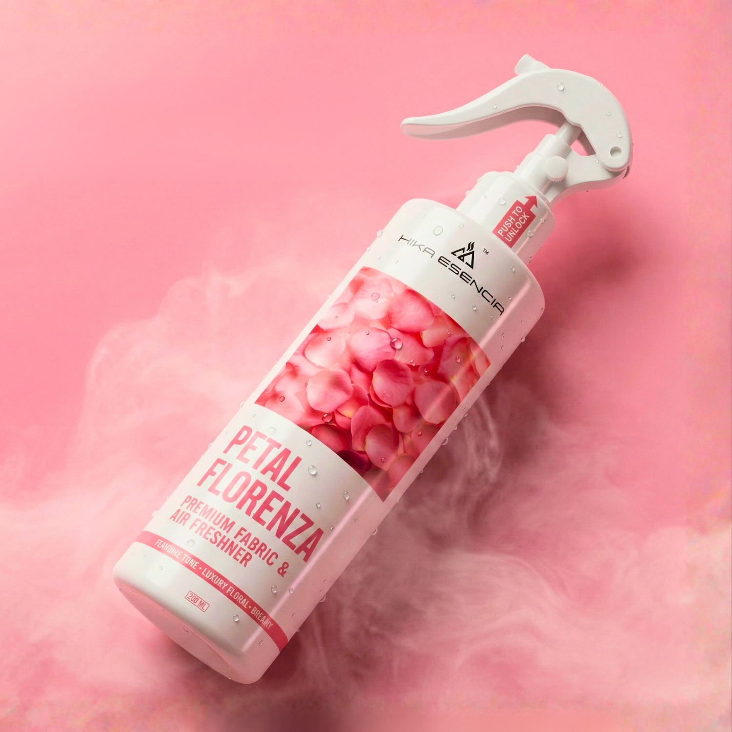 Petal Florenza Premium Fabric & Air Freshener | Soft Floral Luxury Spray | 200 ML