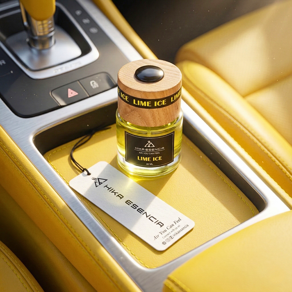 Lime Ice Luxurious Car Perfume Spray with Hanging Card