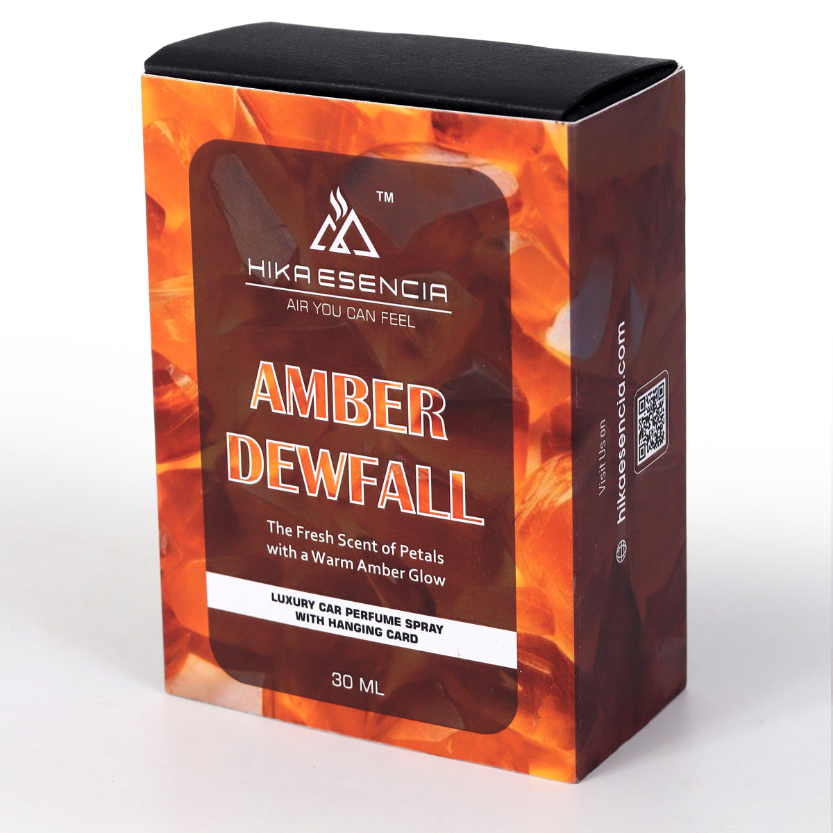 Amber Dewfall Luxurious Car Perfume Spray with Hanging Card
