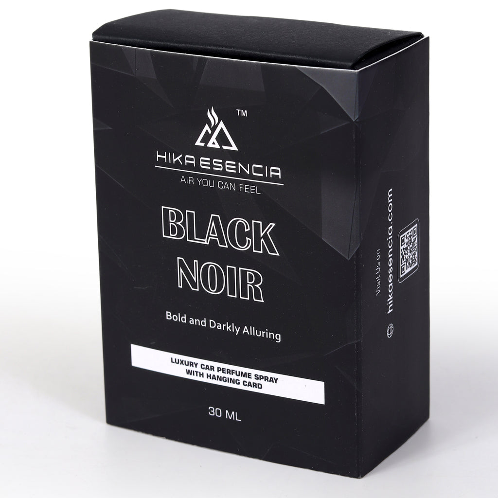 Black Noir Luxurious Car Perfume Spray with Hanging Card