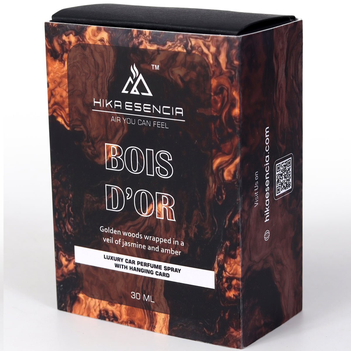 Bois D'Or Luxurious Car Perfume Spray with Hanging Card