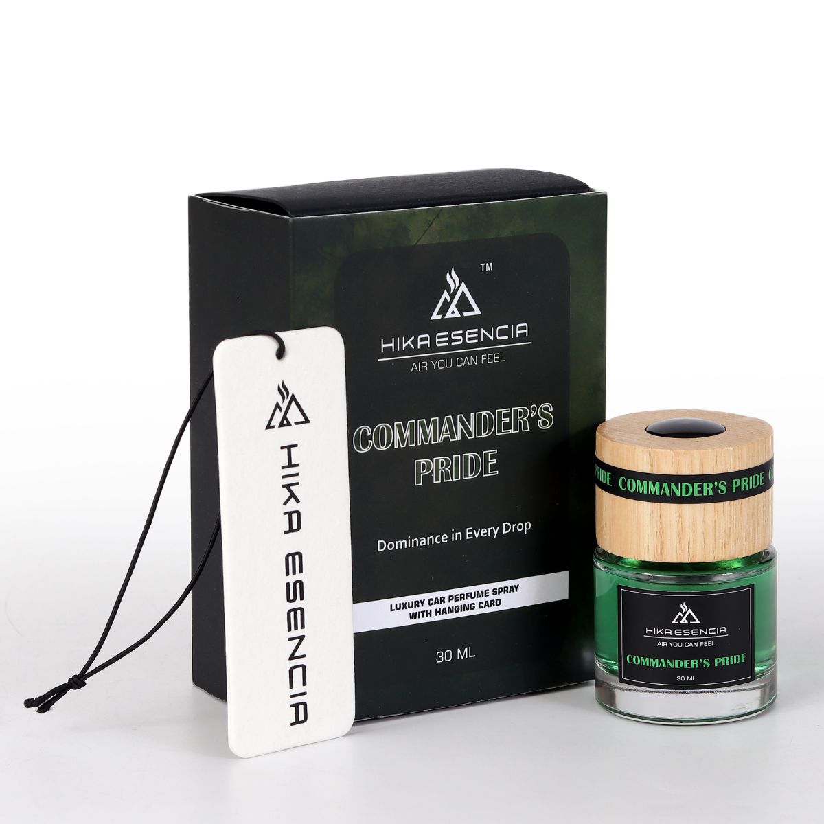 Commander's Pride Luxurious Car Perfume Spray with Hanging Card