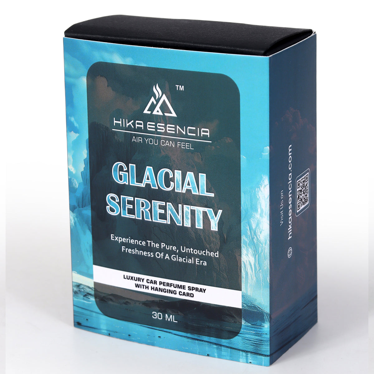 Glacial Serenity Luxurious Car Perfume Spray with Hanging Card