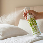 Jasmin Cloud Premium Fabric & Air Freshener Spray | Long Lasting Floral Fragrance | Sofa, Curtains, Bed | 200 ML