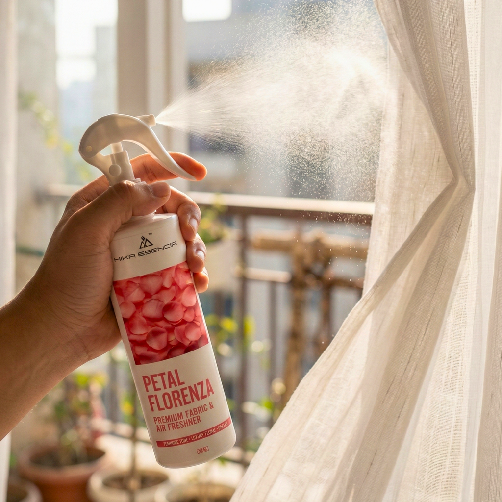 Petal Florenza Premium Fabric & Air Freshener | Soft Floral Luxury Spray | 200 ML