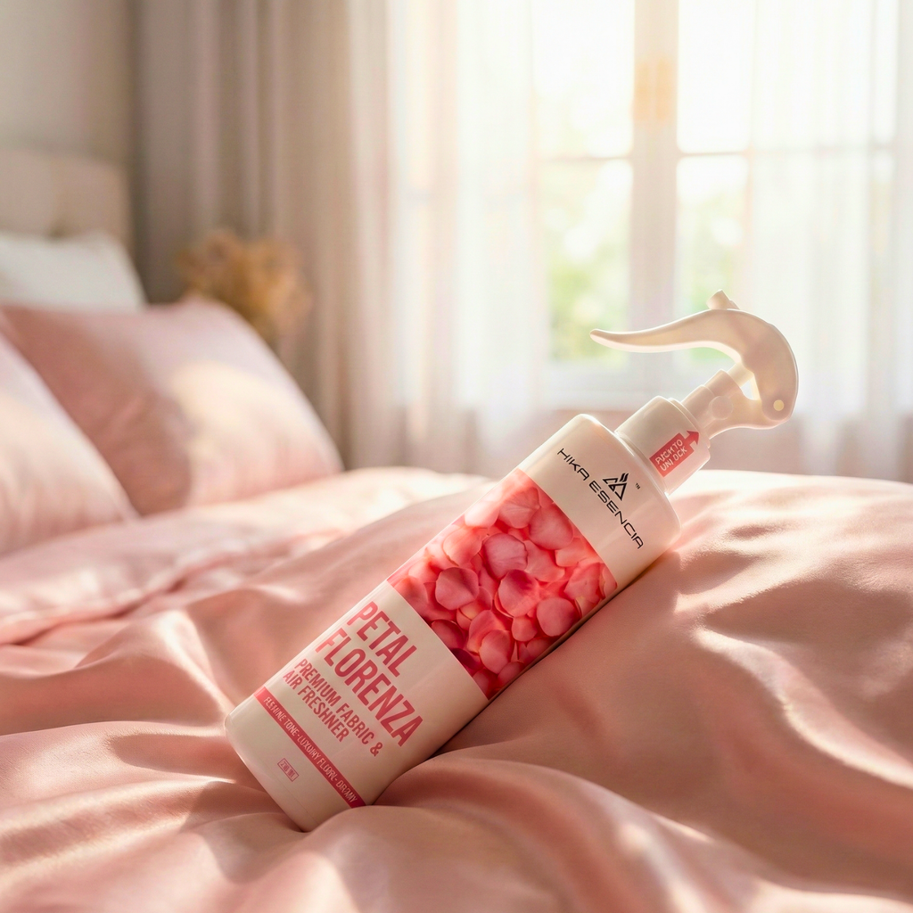 Petal Florenza Premium Fabric & Air Freshener | Soft Floral Luxury Spray | 200 ML